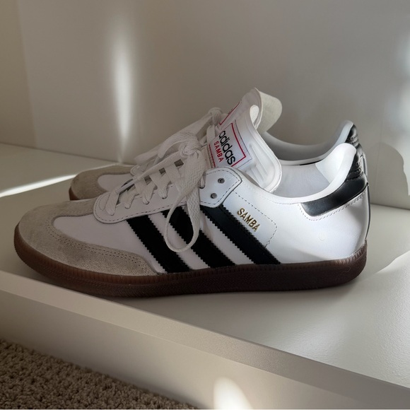 Adidas Samba White and Black Sneakers (Unisex) - Picture 2 of 9
